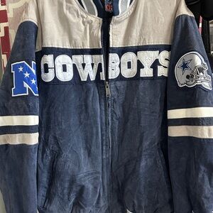 NFL Cowboys sweet men’s Jacket - Blue and Gray